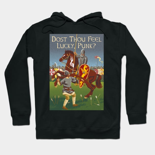 Dost Thou Feel Lucky, Punk? Hoodie by WonderWebb